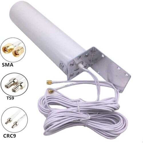 3G 4G barrel antenna outdoor antenna dual interface SMA / TS9 / crc9 router network card external antenna