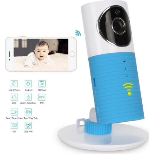 Wireless Wifi Baby Monitor Camera Intelligent Alerts Nightvision Intercom Support iOS Android Smart Phone CleverDog