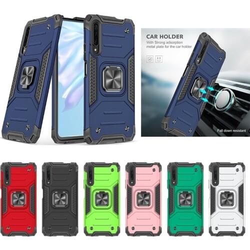 Case For Huawei Y9S Case Y8S Y6S Shockproof Armor Cover For Huawei P Smart Z Y9 PRIME 2019 Y9 2019 Magnetic ring Holder Case