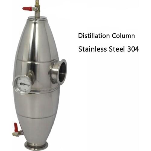 Distillation Column Rectification Column Air Cushion Chamber Whisky Spirit Distiller Improve Liquor Stainless Steel SS304