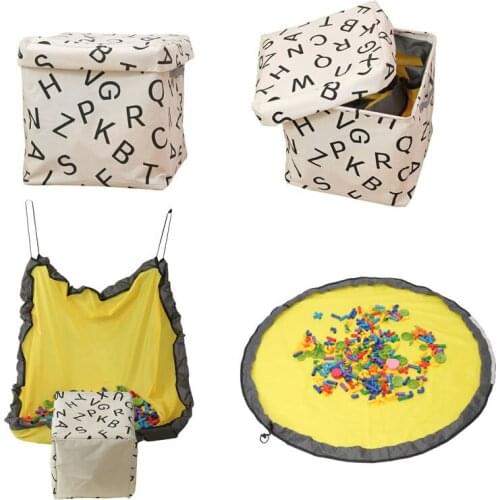 Eco Friendly Dust-proof Cover Cotton and Linen Toy Storage Storage Box Organizer Home Organization and Storage Home Organizer