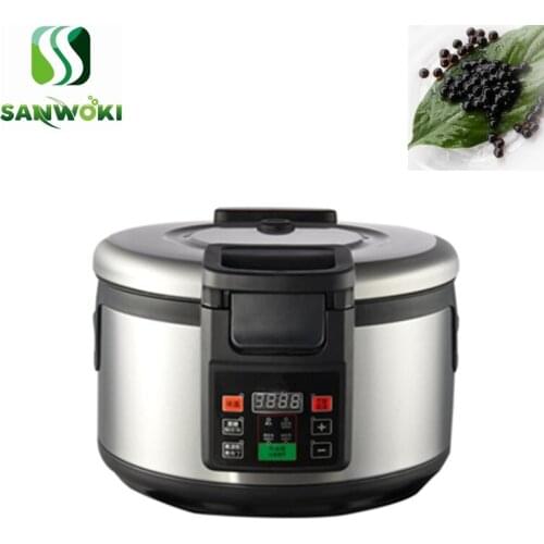 110v 220v 16L Commercial Fully Automatic Tapioca balls cooker machine Milk tea pearls Cooking pot red bean sago boiler machine