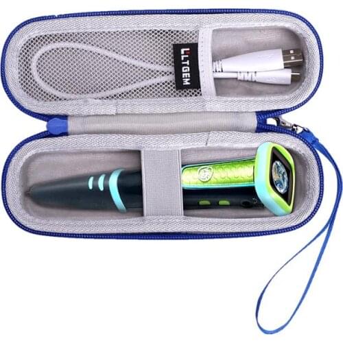 LTGEM Waterproof EVA Hard Case for LeapFrog Leap-Start Go System-blue