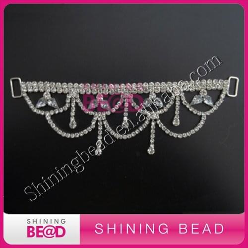 New fashion pendant jewelry rhinestone connector for headband,free shipping,high quality with sparkling rhinestone