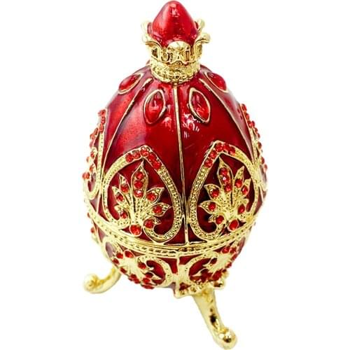 Prince European Easter Egg Jewelry Box Jewel Storage Organizer Event Home Decor
