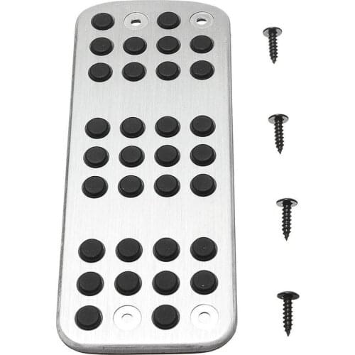 Car-Styling Vehicle Aluminum Anti-Slip Footrest Pedal for Peugeot 206 206CC Compatible Left Handle Driver