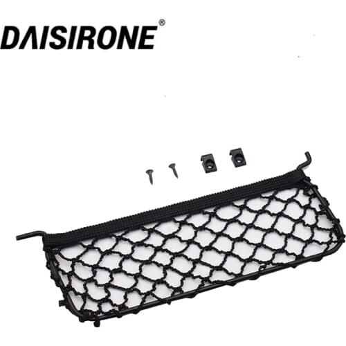 1PCS Car Back Rear Left Trunk Seat Storage Bag Mesh Auto Organizer Elastic String Net Bag Car Accessories For Audi A4 B8