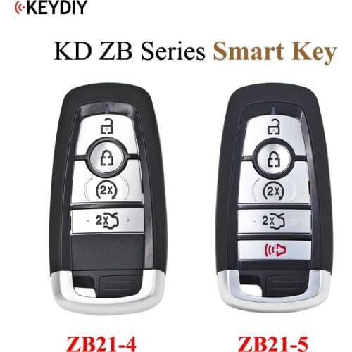KEYDIY ZB Series Universal Smart Key ZB21-4 ZB21-5 for KD-X2 Car Key Remote Replacement Fit More than 2000 Models