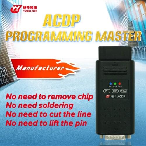 Yanhua Mini ACDP 12 Modules for BMW CAS FEM Land Rover KVM Porsche BCMMB91F Fit,KIA, Sonata 9, MQB, EGS VOLVO Key Programming