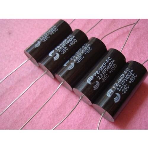 1pcs/1lot French Solen Solen (Big S) MKP 400V 2.2UF Copper Foot Frequency Division HI-FI capacitor Infinite Coupling Capacitor