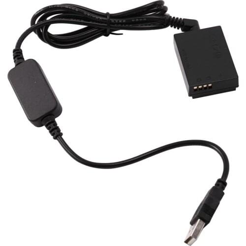 5V 2A ACKE12 ACK-E12 USB Power Cord Adapter + LP-E12 DR-E12 DC Coupler for Canon EOS M M2 M10 M50 Digital Camera