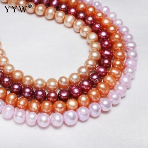 AA Freshwater Pearl Beads 8-9mm Real Natural Pearls Beads Baroque Loose Perles For DIY Bracelet Necklace Jewelry Making