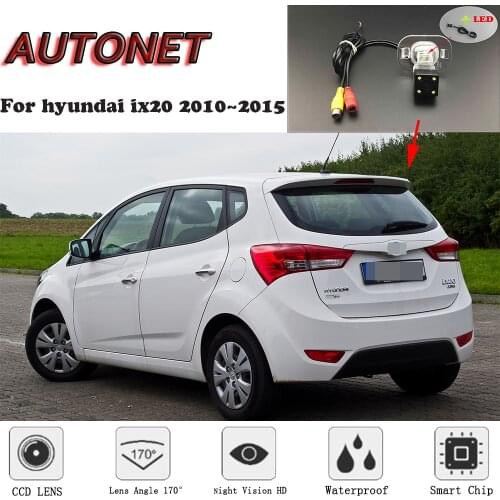 AUTONET HD Night Vision Backup Rear View camera For hyundai ix20 2010~2015/CCD/license plate camera