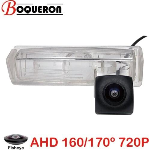 Fisheye 170 Degree 1280x720P AHD Car Vehicle Rear View Reverse Camera For Toyota Sienta Mark X Altezza Aristo Celsior Platz Echo