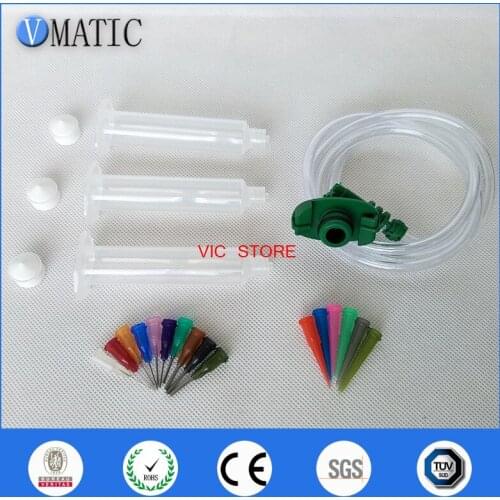 Free Shipping Trade Assurance Quality China 10cc 10ml Dispenser Dispensing Needle Tips Syringe Barrel Valve Robot Adapter