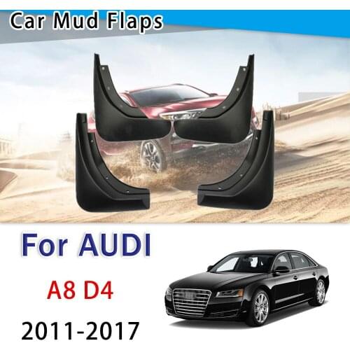 Car Mudflap For Audi A8 D4 2011 2012 2013 2014 2015 2016 2017 Fender Mud Guard Flap Splash Flaps Mudguards Accessories