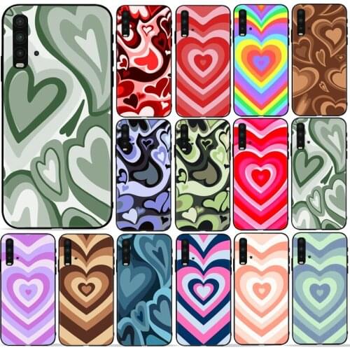 For Xiaomi Redmi 9T Case Heart Xiaomi Redmi Phone Case For 10X Pro 5G Note 9 Pro Note 9T 9S 9 Pro 95G Pro MAX Ultra Funda