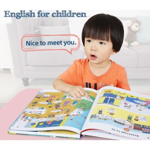 Children English Audiobook kids Learning English Point Reading Audiobook Book Baby cognitive reading Early childhood education