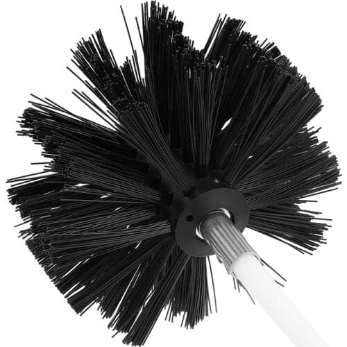 Flexible Chimney Flue Cleaning Brush Head Rod Sweep Sweeping Brush Head Tool