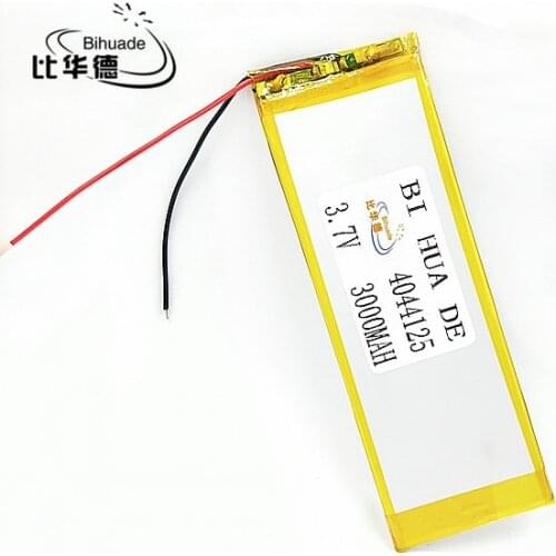 Li-Po 1pcs 3.7 V lithium polymer battery 3000 mah 4044125 ultra-thin high-capacity. Tablets. Notebook