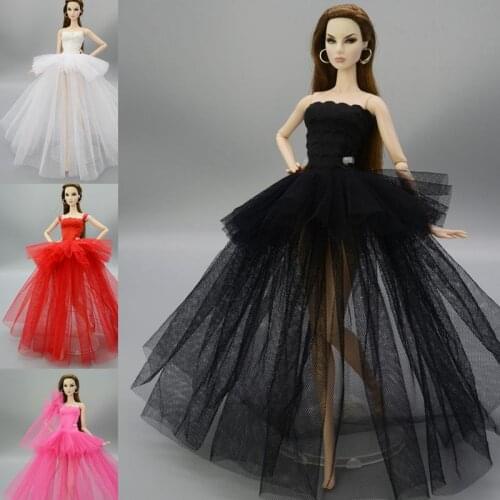 Fashion Multi-layer Lace Doll Dress for Barbie Clothes Princess Evening Party Gown 1/6 BJD Dolls Accessories Kids Toy Girl Gift