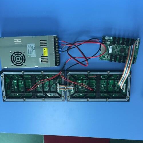 Aluminum Cabinet Video Board Display Outdoor RGB Full Color P4 Led Module SMD1921 1/8S 256x128mm