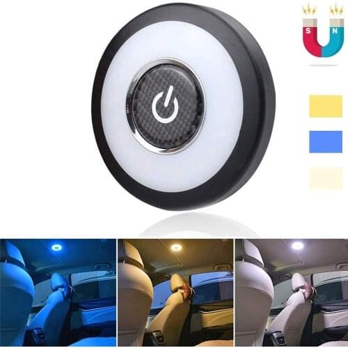 Night Lights Dimming 20 LED Lamp USB Rechargeable for Car Truck Wireless Reading Light Roof Celling Camper Interior Lighting