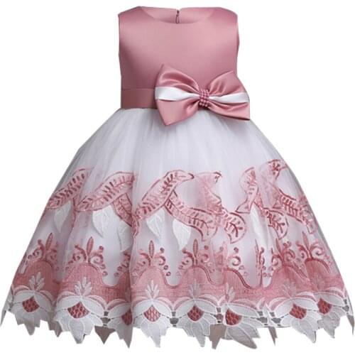Flower Girl Wedding Dress Girls Tutu Skirts Little Girl Princess Dresses Western Style Children Host Piano Costume Baby Clothes