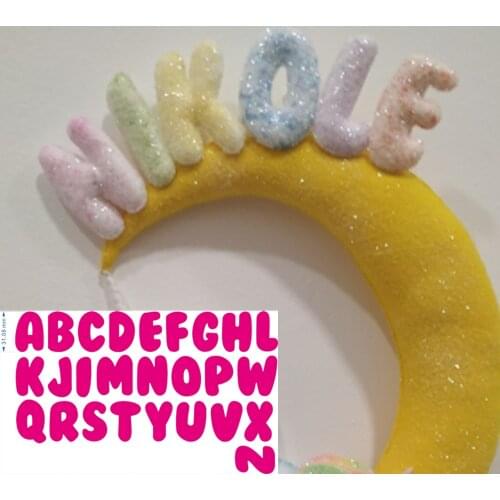 Lovely 26-letter Doll Font metal cutting dies template for DIY scrapbook decoration DIY paper embossed card