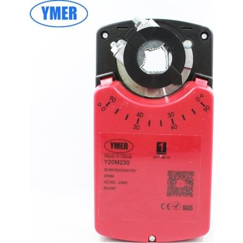 20NM Damper actuator for operating air control dampers in ventilation AC100...240V 50/60HZ