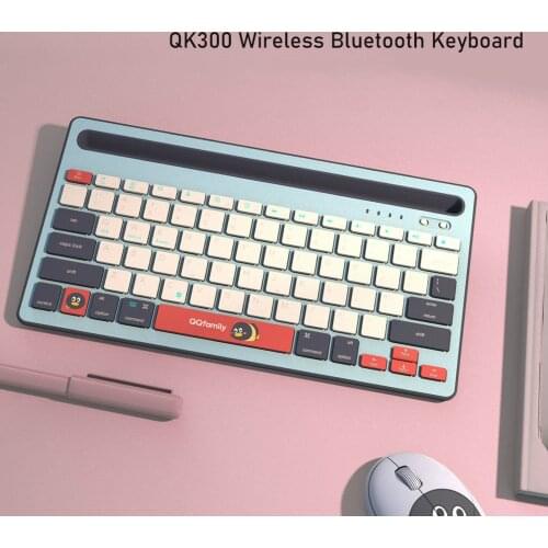 SeenDa Rechargeable Bluetooth Keyboard for iPad Laptop Android iOS Multi-Device Rechargeable Tablet Keyboard Cute for Girls