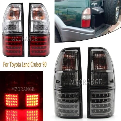 Rear Tail Light For Toyota Land Cruiser 90 1997 1998 1999 2000 2001 2002 LED Rear Brake Taillamp Turn Signal Stop Lights