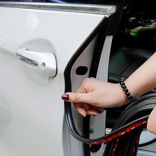 5M car door sealing strip sticker B-shaped sealing strip rubber seal for ford focus 2 focus 3 fiesta mondeo 4 kuga s-max ranger