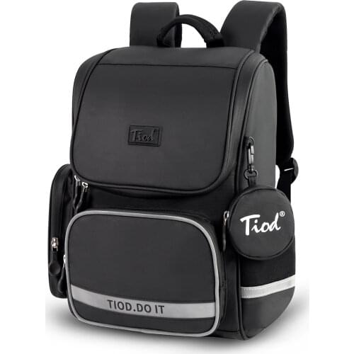 Waterproof Flip Backpack Men High Fashion Travel Laptop Bag Blue Hiking Outdoor for Boy 15inch