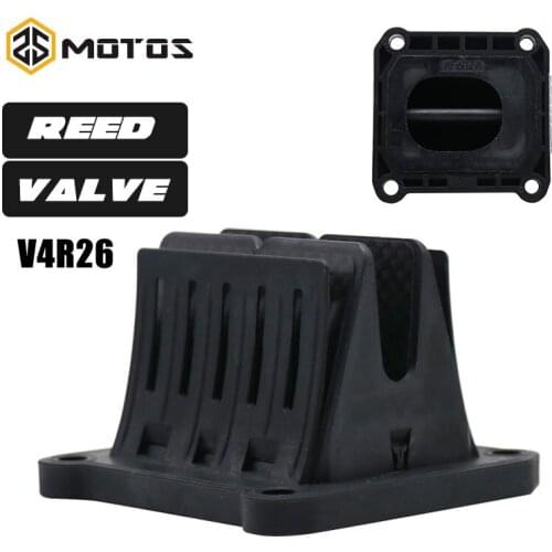 ZS MOTOS Carbon Fiber Intake Reed Valve For Husqvarna TC125 TC250 TE For KTM 125 150 250 Motorcycle Intake Reed Valve For V4R26