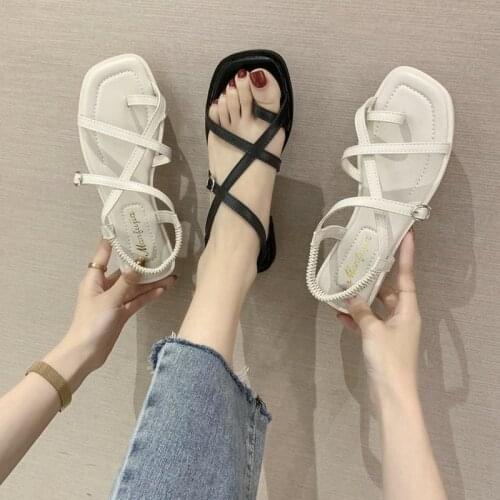 Toppies Women Summer Sandals Women Flat Shoes Kroean Fashion Comfortable Rubber Shoes Zapatos De Mujer