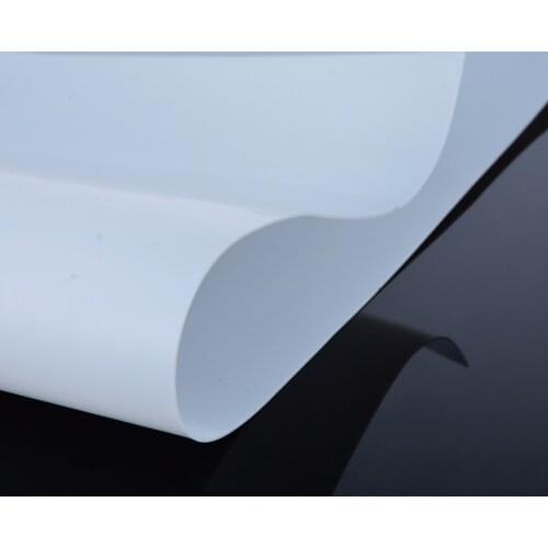 0.1mm 0.2mm 0.25mm 0.3mm White PTFE Film High Strength Temperature PTFE Sheet strip PTFE Film Foil Thin Sheet