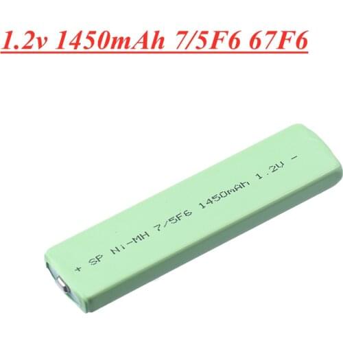 1.2V 7/5F6 67F6 1450mAh NI-MH Chewing Gum battery 7/5 F6 cell for panasonic sony MD CD cassette player