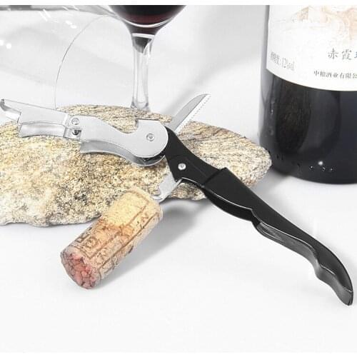 200pcs/lot Wine Screw Corkscrew Opener Household Accessories Wine Champagne Grape Wine Bottle Opener