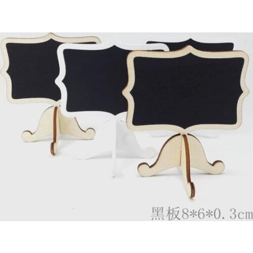 300pcs lMini Blackboard Wooden Rectangle Shape Small Chalkboard Message Notice Number Tag Board Wedding Party Table Decor