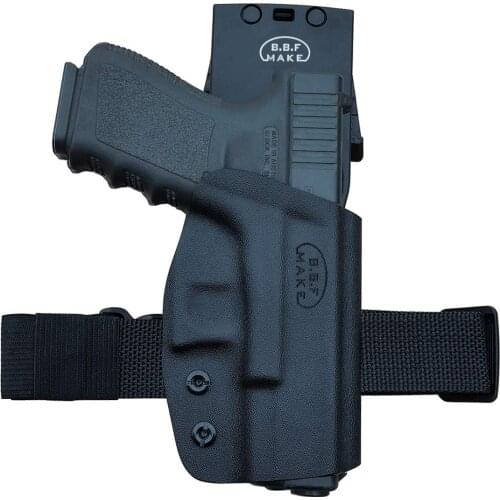 B.B.F Make Glock 19 Holster OWB Kydex Holster For Glock 19 19x Glock 23 25 32 Glock 17 22 31 Glock 26 27 33 45 (Gen1-5) Pistol