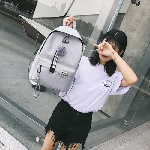 Large Capacity High Schoolbag Vintage Shoulder Travel Bag Mochila Stylish Canvas Fashion Youth Leisure Simple Backpack For Teen