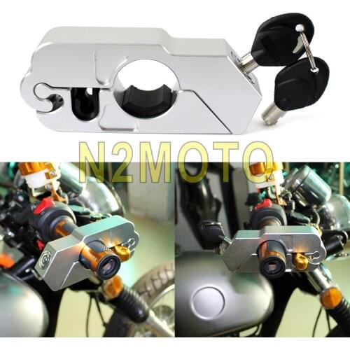 CNC Aluminum ATV Scooter Sport Dirt Street Bike Brake Lock Security Grip Lock for Honda Yamaha Suzuki Universal
