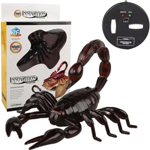 Remote Control Toy Realistic Scorpion Model Remote Control Animal Simulation Fake Scorpion toy prank remote control electric toy