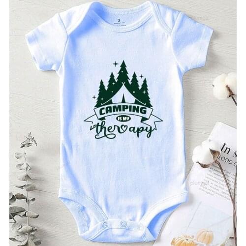 Clothing for Babies Kids Outfits Baby Girl Clothes Printing Love Camping Toddler Winter Costume Newborn Baby Bodysuits