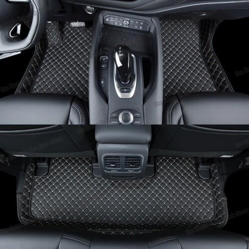 Leather car interior floor mats for great wall haval F7 F7X 2017 2018 2019 2020 2021 cover accessories carpet mat seat styling