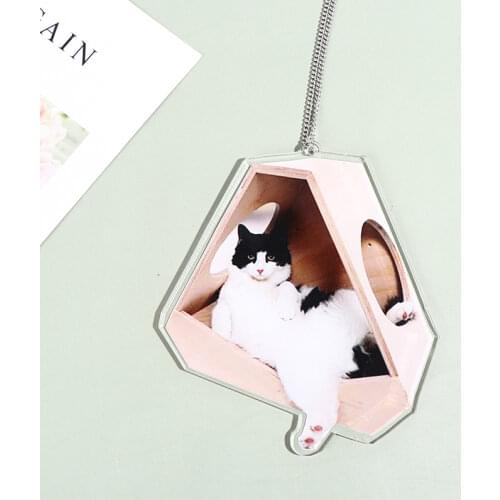Creative Flying Cat Pendant Car Backpack Ornaments Cute Car Hanging Ornament Keychain Interior Decor Home Room Decor Accessories