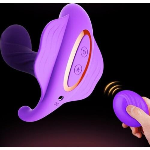 New 10 Frequency Wearable Massager Heating Vibrator Rechargeable Stimulator Adult Sex Toy for Women Couples