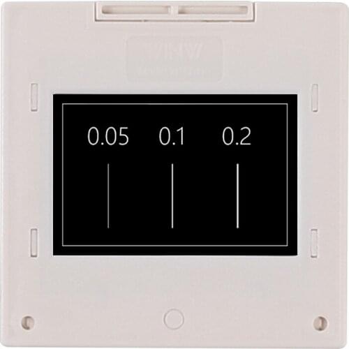 Single slit grating 0.05mm/0.1mm/0.2mm Light interference Teaching demonstration optical instrument Ultra precision