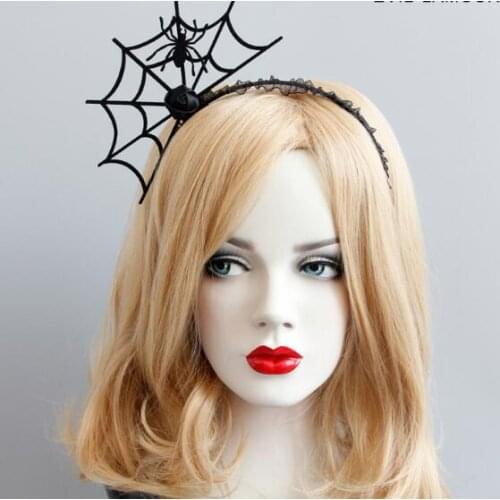 New arrival womens Halloween spider hairbands party girls headband headwear hair accessories